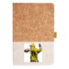 Cork And Heathered Fabric Hardcover Journal 5.5" X 8.25" Thumbnail