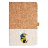 Cork And Heathered Fabric Hardcover Journal 5.5" X 8.25" Thumbnail