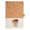 Cork And Heathered Fabric Hardcover Journal 5.5" X 8.25" Thumbnail
