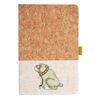 Cork And Heathered Fabric Hardcover Journal 5.5" X 8.25" Thumbnail