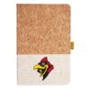 Cork And Heathered Fabric Hardcover Journal 5.5" X 8.25" Thumbnail