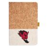 Cork And Heathered Fabric Hardcover Journal 5.5" X 8.25" Thumbnail
