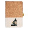 Cork And Heathered Fabric Hardcover Journal 5.5" X 8.25" Thumbnail