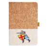 Cork And Heathered Fabric Hardcover Journal 5.5" X 8.25" Thumbnail