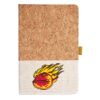 Cork And Heathered Fabric Hardcover Journal 5.5" X 8.25" Thumbnail