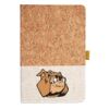 Cork And Heathered Fabric Hardcover Journal 5.5" X 8.25" Thumbnail