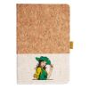 Cork And Heathered Fabric Hardcover Journal 5.5" X 8.25" Thumbnail