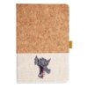 Cork And Heathered Fabric Hardcover Journal 5.5" X 8.25" Thumbnail