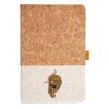 Cork And Heathered Fabric Hardcover Journal 5.5" X 8.25" Thumbnail