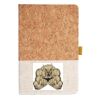 Cork And Heathered Fabric Hardcover Journal 5.5" X 8.25" Thumbnail