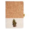 Cork And Heathered Fabric Hardcover Journal 5.5" X 8.25" Thumbnail