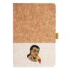 Cork And Heathered Fabric Hardcover Journal 5.5" X 8.25" Thumbnail