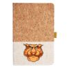 Cork And Heathered Fabric Hardcover Journal 5.5" X 8.25" Thumbnail