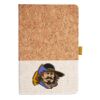 Cork And Heathered Fabric Hardcover Journal 5.5" X 8.25" Thumbnail
