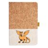 Cork And Heathered Fabric Hardcover Journal 5.5" X 8.25" Thumbnail