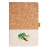 Cork And Heathered Fabric Hardcover Journal 5.5" X 8.25" Thumbnail
