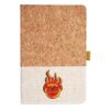 Cork And Heathered Fabric Hardcover Journal 5.5" X 8.25" Thumbnail