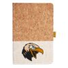 Cork And Heathered Fabric Hardcover Journal 5.5" X 8.25" Thumbnail