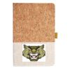 Cork And Heathered Fabric Hardcover Journal 5.5" X 8.25" Thumbnail