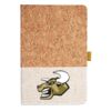 Cork And Heathered Fabric Hardcover Journal 5.5" X 8.25" Thumbnail