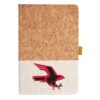 Cork And Heathered Fabric Hardcover Journal 5.5" X 8.25" Thumbnail