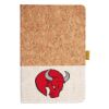 Cork And Heathered Fabric Hardcover Journal 5.5" X 8.25" Thumbnail