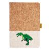 Cork And Heathered Fabric Hardcover Journal 5.5" X 8.25" Thumbnail