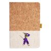 Cork And Heathered Fabric Hardcover Journal 5.5" X 8.25" Thumbnail