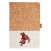 Cork And Heathered Fabric Hardcover Journal 5.5" X 8.25" Thumbnail
