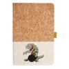Cork And Heathered Fabric Hardcover Journal 5.5" X 8.25" Thumbnail