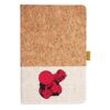 Cork And Heathered Fabric Hardcover Journal 5.5" X 8.25" Thumbnail