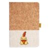 Cork And Heathered Fabric Hardcover Journal 5.5" X 8.25" Thumbnail