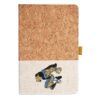 Cork And Heathered Fabric Hardcover Journal 5.5" X 8.25" Thumbnail