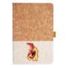 Cork And Heathered Fabric Hardcover Journal 5.5" X 8.25" Thumbnail
