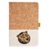 Cork And Heathered Fabric Hardcover Journal 5.5" X 8.25" Thumbnail