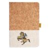 Cork And Heathered Fabric Hardcover Journal 5.5" X 8.25" Thumbnail