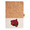 Cork And Heathered Fabric Hardcover Journal 5.5" X 8.25" Thumbnail