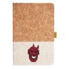 Cork And Heathered Fabric Hardcover Journal 5.5" X 8.25" Thumbnail