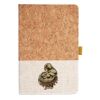 Cork And Heathered Fabric Hardcover Journal 5.5" X 8.25" Thumbnail