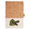 Cork And Heathered Fabric Hardcover Journal 5.5" X 8.25" Thumbnail
