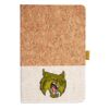 Cork And Heathered Fabric Hardcover Journal 5.5" X 8.25" Thumbnail