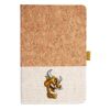 Cork And Heathered Fabric Hardcover Journal 5.5" X 8.25" Thumbnail