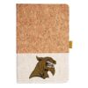 Cork And Heathered Fabric Hardcover Journal 5.5" X 8.25" Thumbnail
