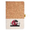 Cork And Heathered Fabric Hardcover Journal 5.5" X 8.25" Thumbnail