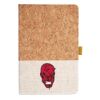 Cork And Heathered Fabric Hardcover Journal 5.5" X 8.25" Thumbnail