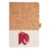 Cork And Heathered Fabric Hardcover Journal 5.5" X 8.25" Thumbnail