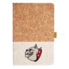 Cork And Heathered Fabric Hardcover Journal 5.5" X 8.25" Thumbnail