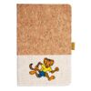 Cork And Heathered Fabric Hardcover Journal 5.5" X 8.25" Thumbnail