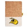 Cork And Heathered Fabric Hardcover Journal 5.5" X 8.25" Thumbnail