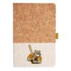 Cork And Heathered Fabric Hardcover Journal 5.5" X 8.25" Thumbnail